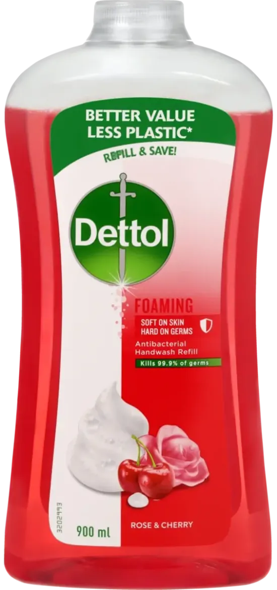 Dettol Foam Hand Wash Rose & Cherry in Blossom 900ml.webp