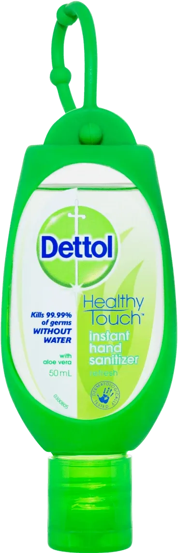 Dettol Antibacterial Instant Hand Sanitiser Refresh Green Clip.webp