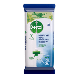 Dettol Antibacterial Disinfectant Wipes Fresh 45s