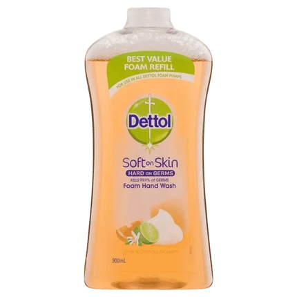 Dettol Foam Hand Wash Lime & Orange Blossom Refill 900ml