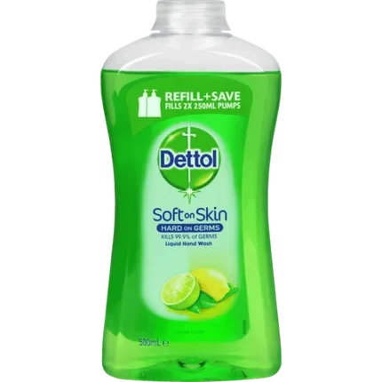 Dettol Liquid Hand Wash Lemon & Lime Refill 500ml