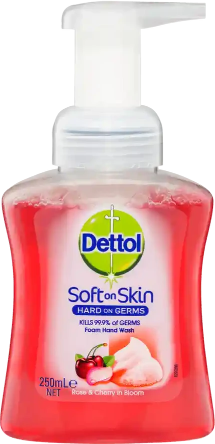 Dettol Foam Hand Wash Rose and Cherry Pump