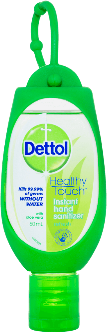 Dettol Antibacterial Instant Hand Sanitiser Refresh Green Clip 